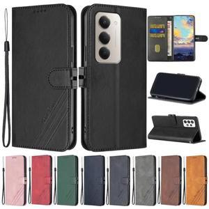 샤오미 레드미 15 5G 가죽 플립 케이스, 펀다 폰 4G 마그네틱 지갑 커버