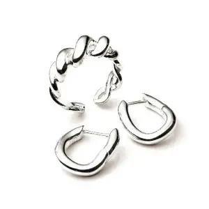 (빅)국산 순은 뉴웨이브 귀걸이