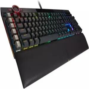 Corsair K100 RGB 키보드 손목 보호 패드 지원 (키보드 포함 없음) (K100 RGB) 블랙