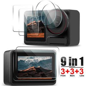 DJI 오즈모 액션 6 강화유리 스크린 보호필름 9H 경도 방지 카메라 렌즈 3 4 5 Pro 호환)