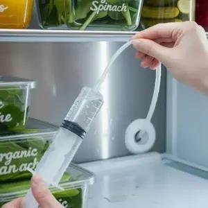 냉장고 배수관 청소 키트 배수구 세척 주사기 솔 브러쉬 파이프 찌든때 곰팡이 막힘 제거 시린지 청소도구