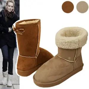 [카미엣뮤즈]kami et muse 단독제작백 리본 미들부츠퍼부츠털부츠미들부츠_KM12w355-1