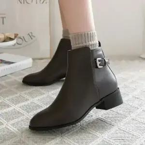 [분홍코끼리]Vol.2 보스턴 버클 앵클부츠(4cm)