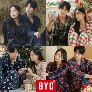 BYC 외 커플 잠옷 세트 수면 겨울 울트라 밍크 스판 긴팔 남성 여성 파자마 바지 체크 빅사이즈 110 모달 하의 순면 기모 큰 남자 여자 털 극세사 주니어 따뜻한 포근한 한파