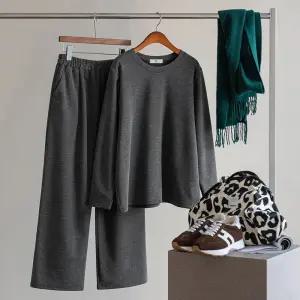 (안나앤플러스) A. 라운지 기모 세트[세트C01105N01] 빅사이즈