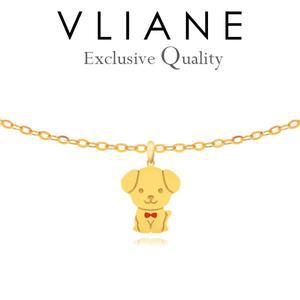 [브리앙]18K 스마일 퍼피 아기 목걸이 (미아방지)