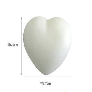 LED 입체하트 무드등 꾸미기/라이트 조명 채색아트 볼클레이 공예 미니 하트 수면등 독서등 건전지 간접 조명