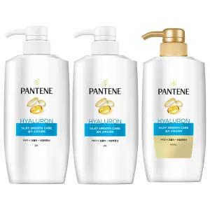 팬틴 실키 스무드 샴푸 750ml 샴푸 2개 +린스1개