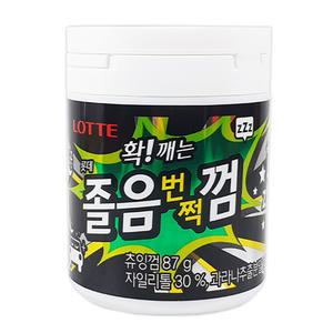 롯데 졸음번쩍껌 용기 87g
