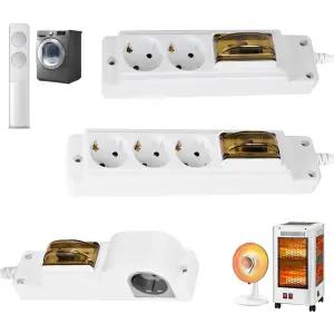 국산 4000W 고용량 멀티탭 에어컨 건조기 세탁기 대용량 멀티 콘센트 고전력