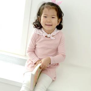 [티파니코코] 아동 A라인 기본 원피스 치마 무지 티셔츠 긴팔티 여아 주니어 5~19호