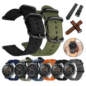 갤럭시워치3 액티브1 2 기어S2 호환 우븐 나토 나일론 스포츠 밴드 20mm