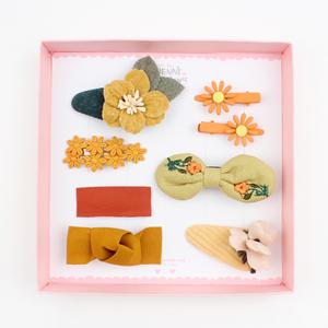 채니봉봉 메종 올리브 헤어핀세트 유아헤어핀