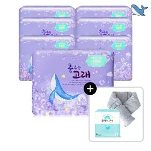 춤추는고래 대용량 생리대 오버나이트18P X 7팩 /126매