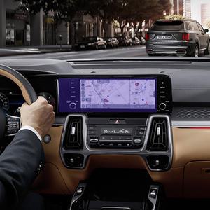 기아 쏘렌토 MQ4 순정 내비게이션 지문방지 액정보호필름 커버 몰딩 가드 용품