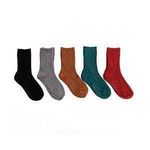 [기타]아동 실리콘 골지양말 5매세트