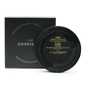 수려한 더 블랙 텐션 핏 메쉬쿠션 13g  리필-유통임박