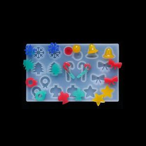 YGRC 미라클 105 실리콘 몰드 크리스마스 장식 18구 UV 레진 에폭시 레진공예 미니어쳐