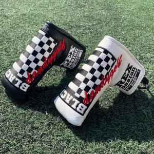 댄디 렉스 디자인 인조가죽 일자형 퍼터커버 자석타입