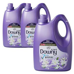 다우니 섬유유연제 화이트와릴리 3.8Lx3개 /초고농축 퍼플 대용량