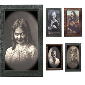 3D 입체 공포 사진 액자 방탈출 카페 호러 분위기 연출 할로윈 장식 파티 소품 No. 3