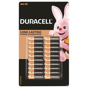 듀라셀 알카라인 건전지 AA 40개
