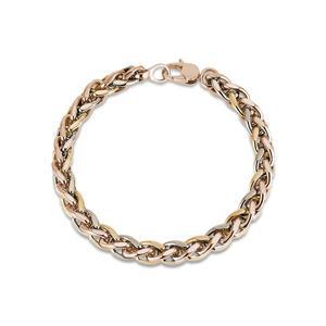 [도로시] 14k 트위스티 와이드 볼륨 체인 팔찌_소_17.5cm