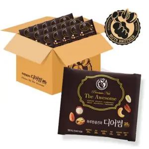 너츠브라더 하루한줌견과 디어썸 25g 60봉 낱봉