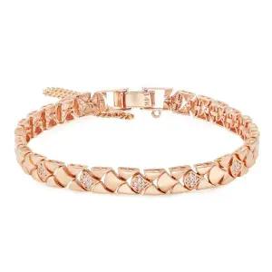 [골드리아] 14k 아트체인 여성 금팔찌