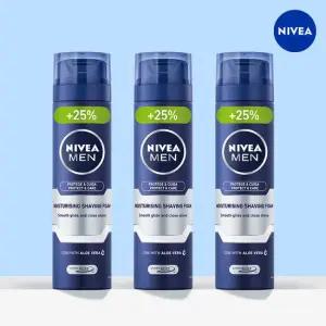 니베아 맨 프로텍트 앤 케어 쉐이빙폼 면도크림 250ml X 3개