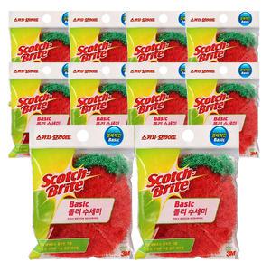 3M폴리수세미 아크릴수세미 1개입 10개