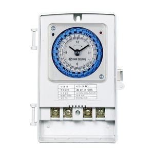 한승 방우형 대용량 아날로그 타임스위치 HTS-24R 일반형 간판타이머 대용량타임스위치 아나로그 전원 시간