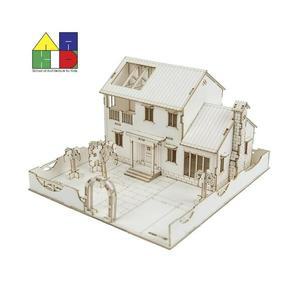 [나도 건축가] 모나코 30평형 지상2층 단독주택 종이모형 건축가 진로체험 건축교육키트