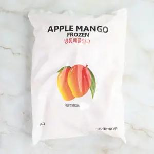 지안 냉동 애플망고 다이스 1kg 페루산 세척 냉동
