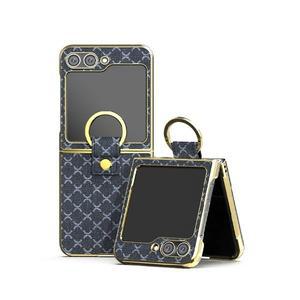 갤럭시 제트플립 Z플립 5 골든로드 핑거링 케이스 슬림핏 거치형 케이스