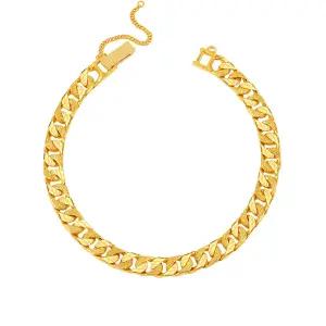 [한국금다이아몬드] 순금 팔찌 24K 여자 남자 면 컷팅 콤비 체인 26.25g