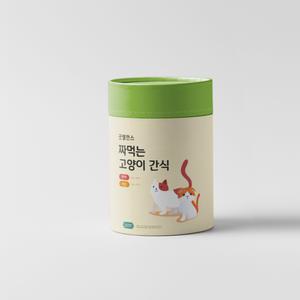 굿밸런스 짜먹는 고양이간식 치킨 30p+연어30p