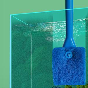 어항 물때 녹조 제거 벽 바닥 청소 솔 스펀지 이끼 수족관 도구 스크래퍼 용품