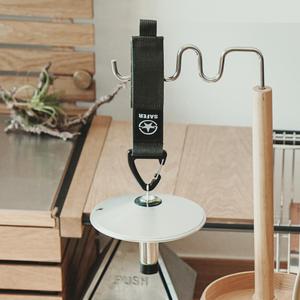 세이퍼 스트랩 카라비너 벨크로 찍찍이 고리 캠핑고리 멀티스트랩 유모차걸이