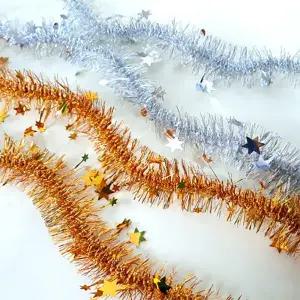 아트박스/탑키드 반짝이 별모루 (골드 실버 중 택 1) 10줄-1묶음