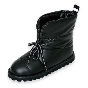 [STACCATO](신세계 사우스시티)스타카토 여성리얼퍼패딩부츠 PADDUGG_23FMBLK