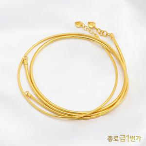 여자 순금 목걸이 스네이크 11.25g 99.9
