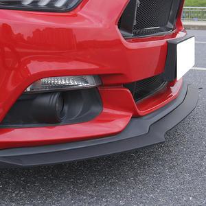 포드 머스탱 프론트 범퍼 무광 검정 카본 컵윙 프론트립 스플리터 카나드