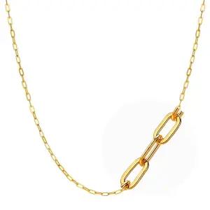 갤러리아 여자 순금 목걸이 체인 각줄 24K 3.75g 18k장식