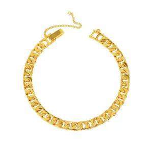 갤러리아 순금 팔찌 24K 여자 남자 면 콤비 체인 26.25g