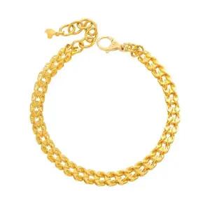 갤러리아 여자 순금 팔찌 체인 벌집 금 24K 11.25g 18K장식