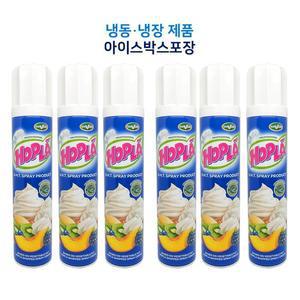 [선인] 홉라 휩크림 spray 500g 6개입 휘핑크림 아이스박스 무료포장