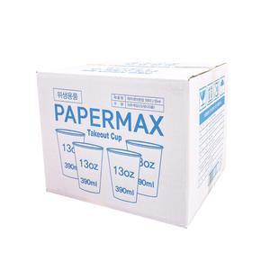 390ml 테이크아웃 인쇄컵 종이컵 (1박스/500개입)