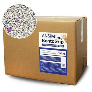 안심벤토그립 17kg 대용량 벤토나이트 고양이모래 가는입자 고양이화장실모래 화장실냄새 무향