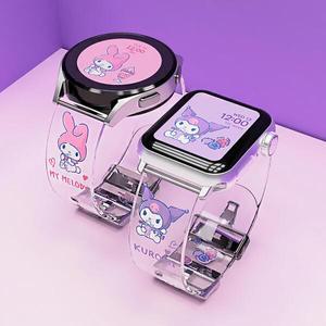 [아트박스]/스토리너스 산리오캐릭터즈 애플&갤럭시워치 투명 스트랩 과일